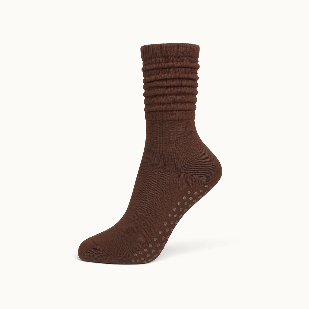 "Winter Edition" Grip Socken 6am™ - Mocha