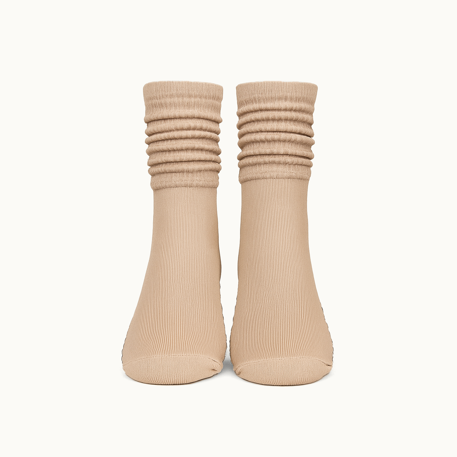 "Winter Edition" Grip Socken 6am™ - Taupe